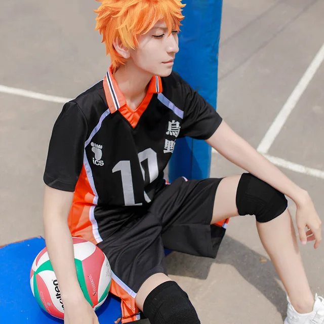 Аниме Karasuno старшеклассные костюмы для косплея спортивная одежда Haikyuu! Hinata Shyouy