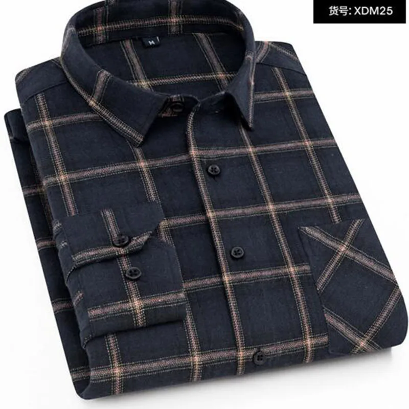 Осенне-зимние популярные мужские модные рубашки с длинными рукавами Camisa