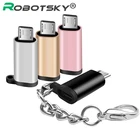 Адаптер USB 3,1 Type C OTG с Micro USB Мама на Type C папа, адаптер для Xiaomi Samsung S9 S8 Plus Note 8 LG G5 G6 V20 для Huawei