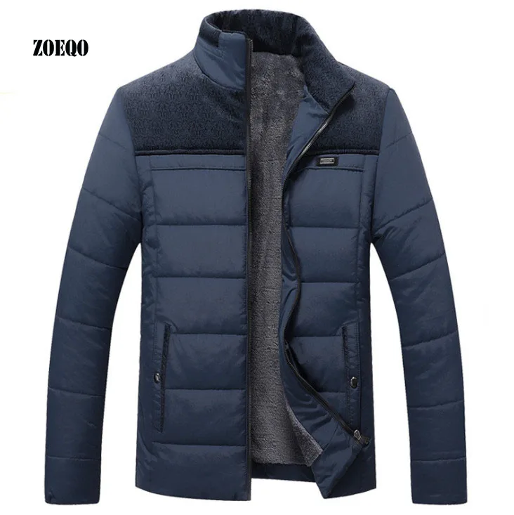 

ZOEQO new winter jackets mens Warm Male Coats Fashion Cotton Thick Men Parkas Casual Men Casaco Masculino M-4XL