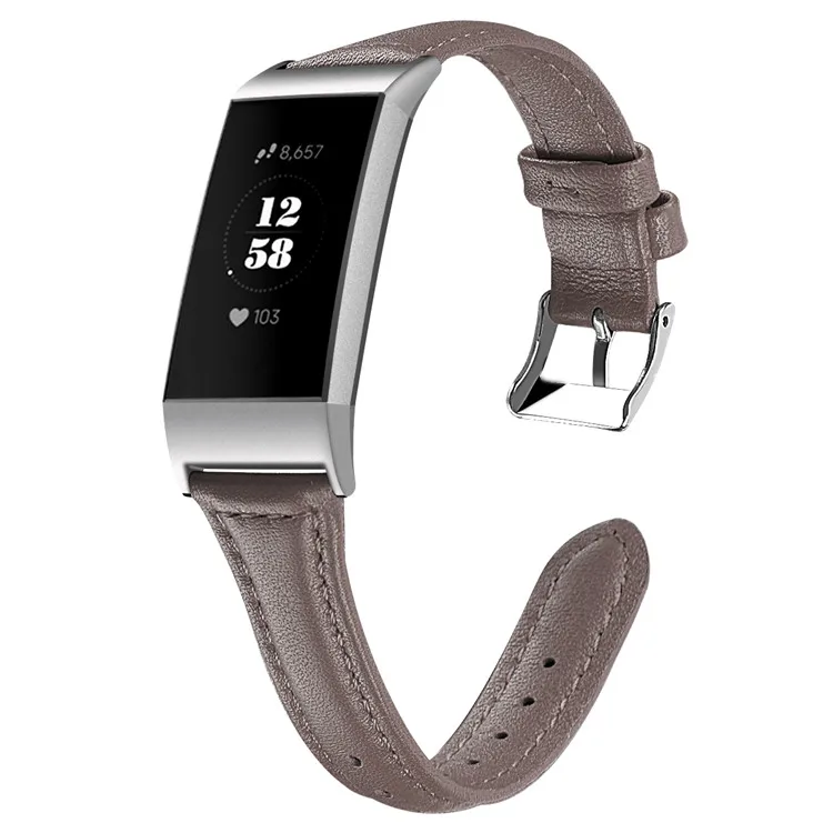 Новое поступление ремешок из натуральной кожи для часов Fitbit Charge 3 модные умные