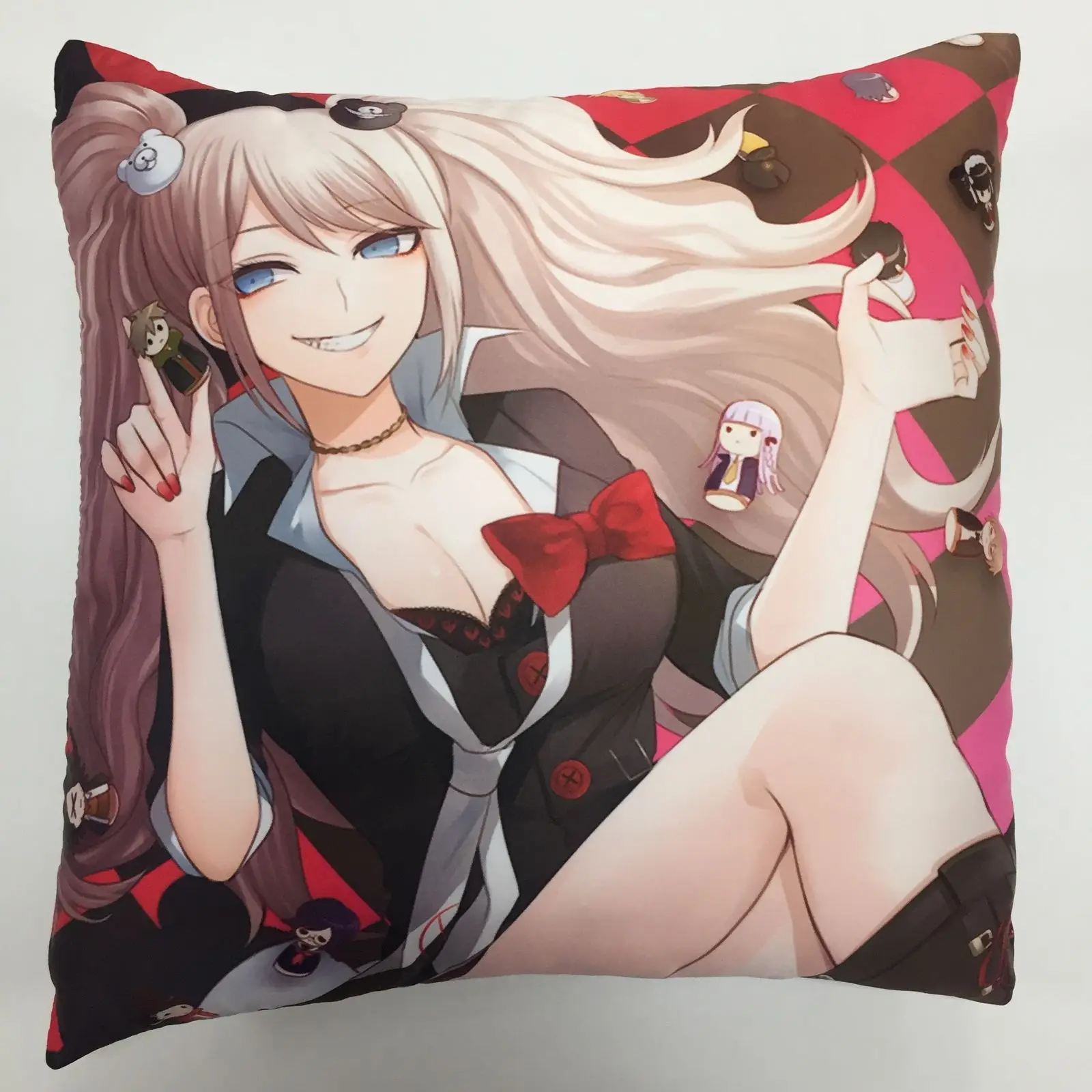 Чехол с рисунком из аниме Super Danganronpa джунко эношима Nagito Komaeda двухсторонняя подушка