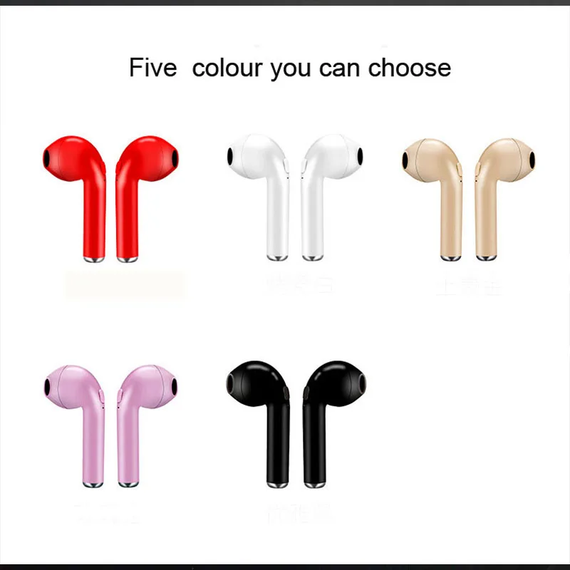 Bluetooth 4 2 наушники беспроводные с микрофоном гарнитура Мини handfree для i7 I8 iphone