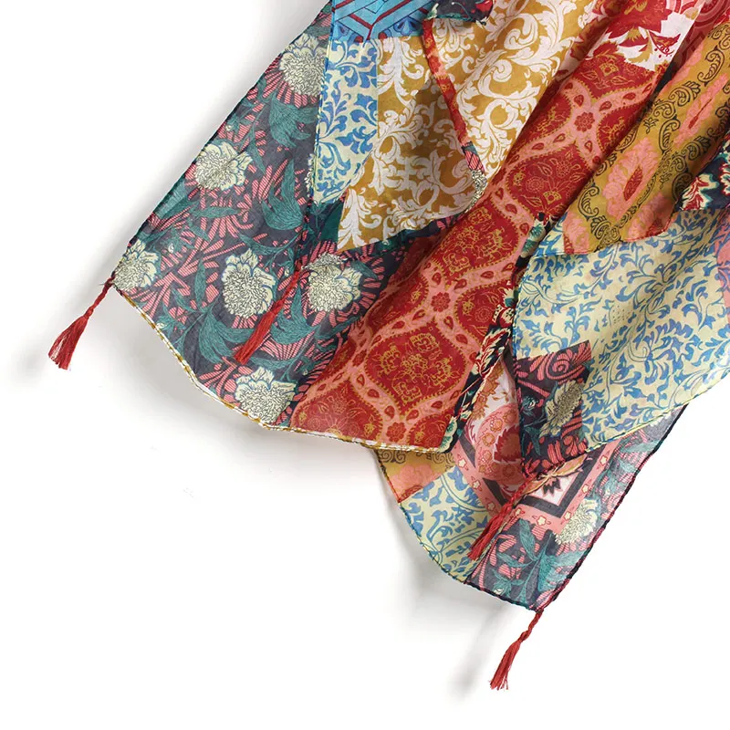 Женское пляжное платье-парео Пляжное Платье-парео из шифона с принтом | Женская