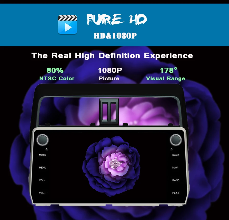 Octa Core Android 9 1 Автомобильный видео dvd плеер аудио a/v с 3/4g wifi gps монитор для Toyota Prado 2018