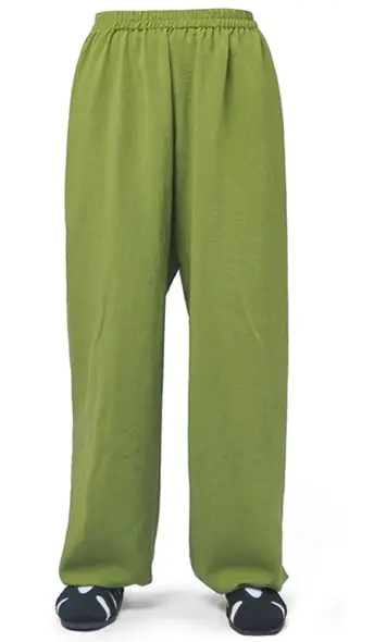 17 цветов унисекс женские и мужские высококачественные льняные штаны брюки Тай Чи