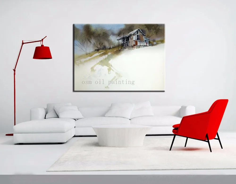 Топ Мастерство современная абстрактная каллиграфия Акварельная ручная работа