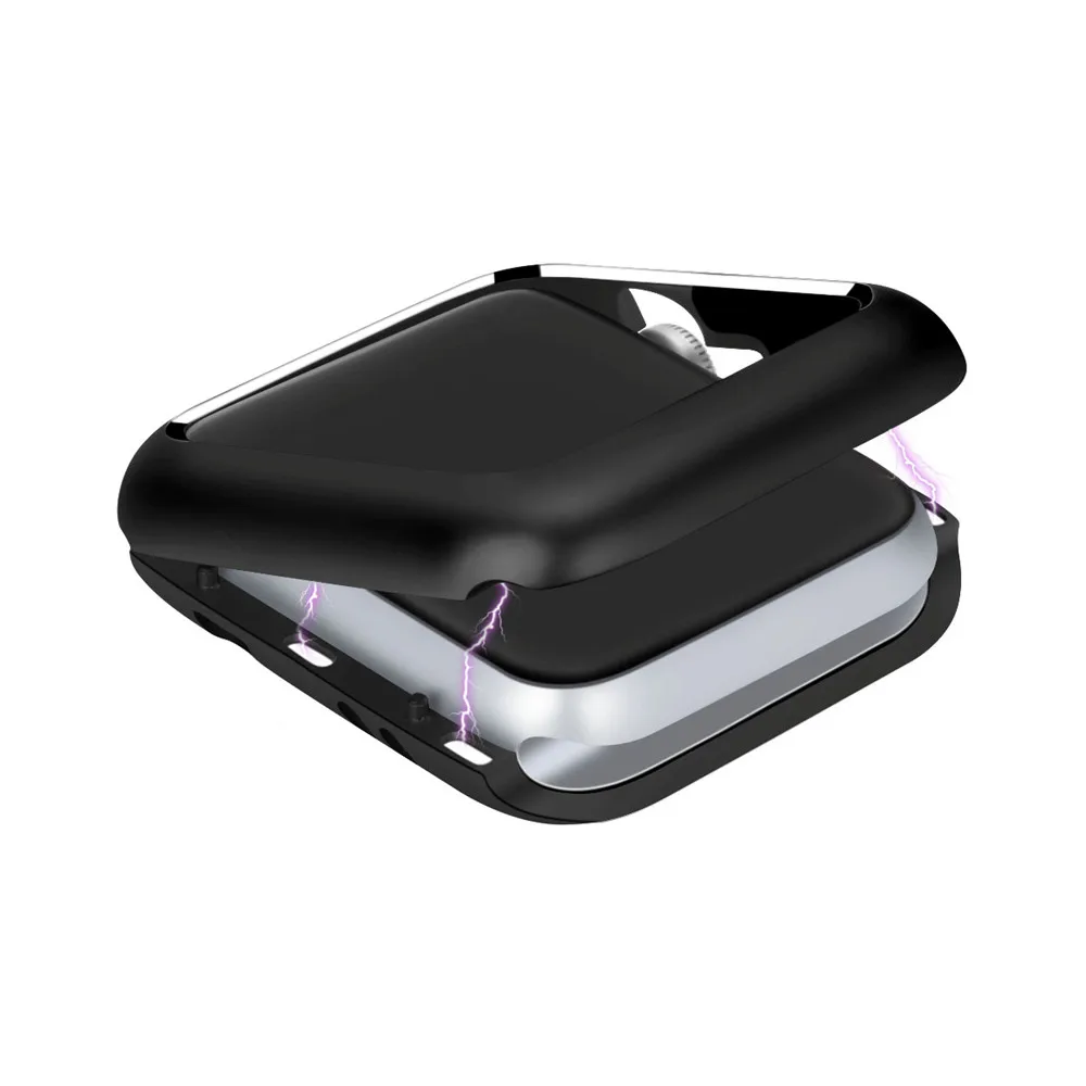 Металлический бампер магнитный адсорбционный чехол для Apple Watch SE Series 6 5 4 3 2 iWatch 40