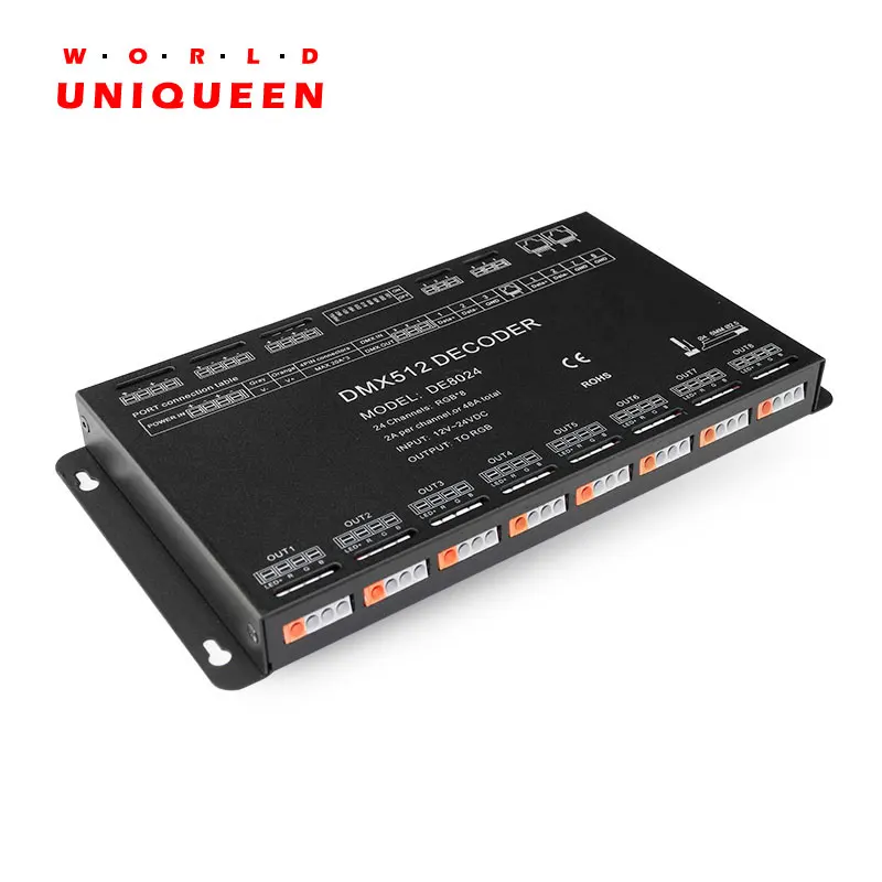 3. Источник питания в 24CH DMX512 выход сигнала многоканальный светодиодный регулятор