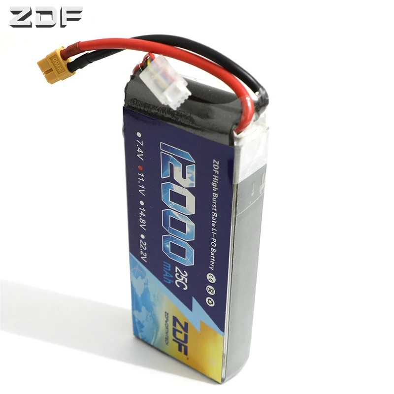 ZDF lipo батарея 11 1 V 12000mAh 25C 50C RC Lipo 3S для вертолета дрона AKKU самолет FPV Автомобильная