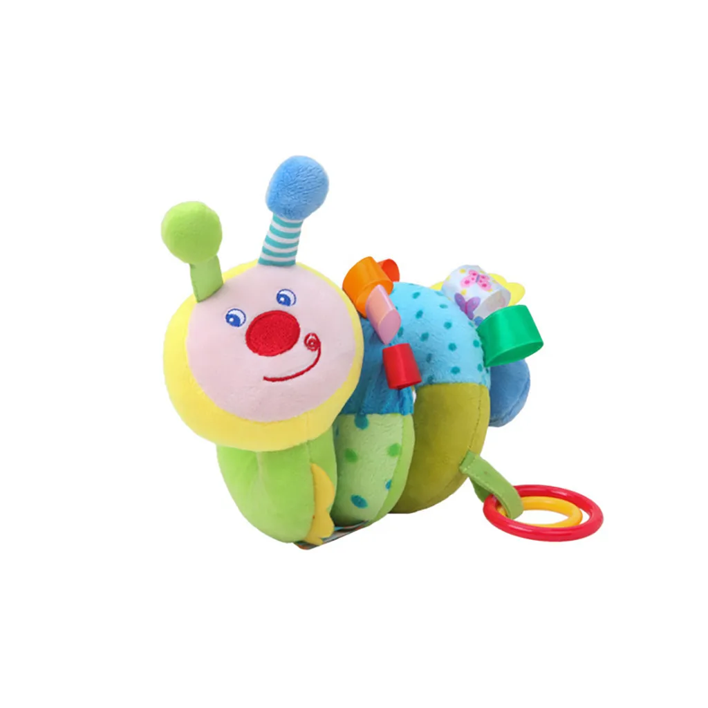 Развивающие игрушки Детские Наручные Погремушки с животными Плюшевые Милые