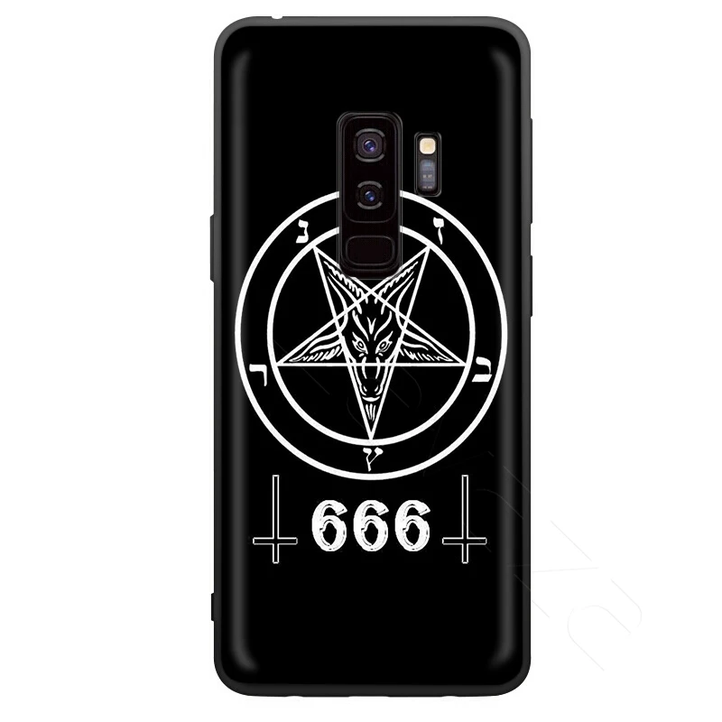 10 Lavaza пентаграмма 666 демоническим, чехол для samsung Galaxy S10 S9 S8 S7 S6 Plus Note 9 8 M30 M20 M10 край - Цвет: 10