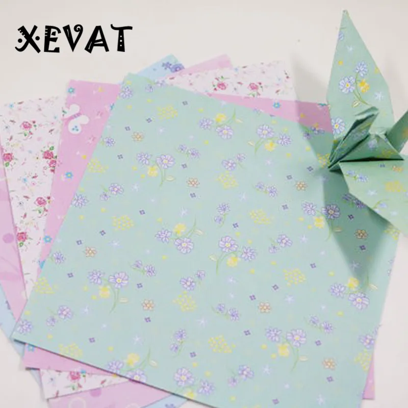 Бумага для ручного творчества 15*15 см красивый цветок DIY 210 шт складной бумажный