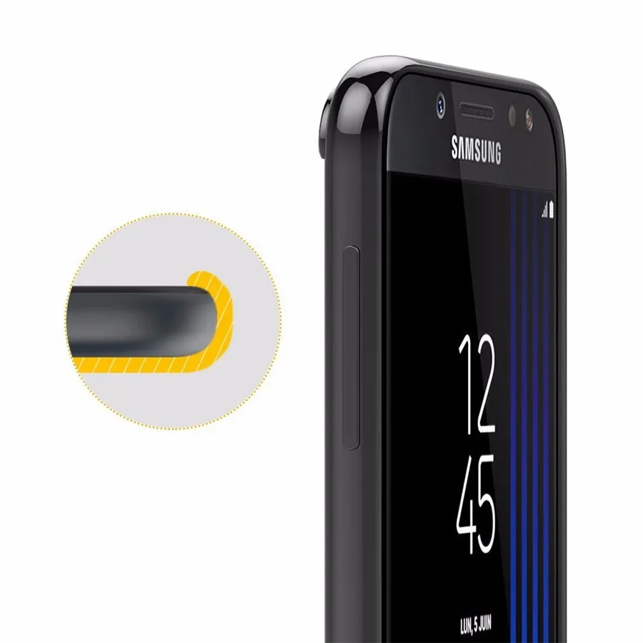Для Galaxy J5 2017 J530 тонкий Противоскользящий не царапающийся Чехол Мягкий ТПУ