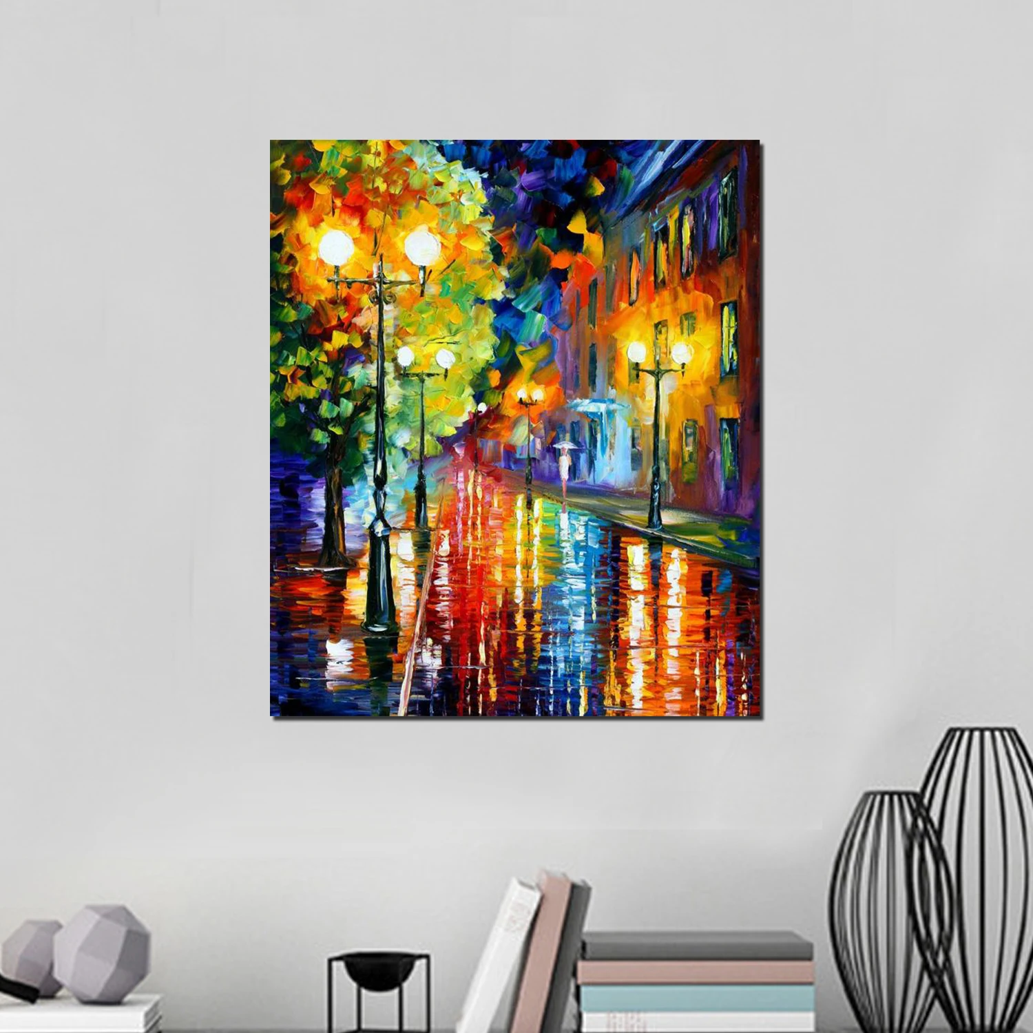 Без рамы фотографии DIY живопись по номерам Пейзаж Wall Art акрил Картины расписанную