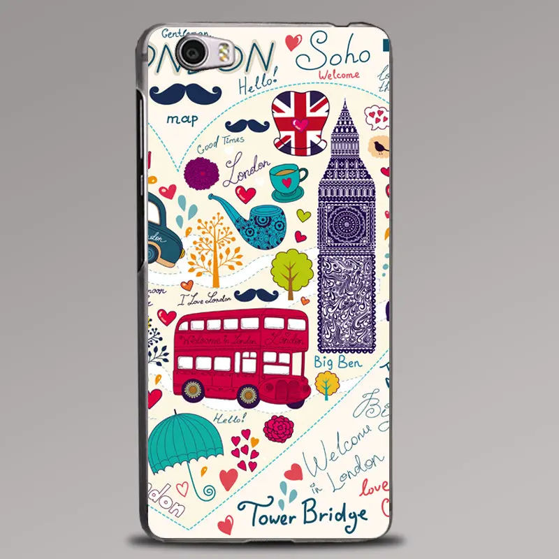 Роскошный чехол Vernee Mars модный защитный жесткий с УФ-принтом для мобильного