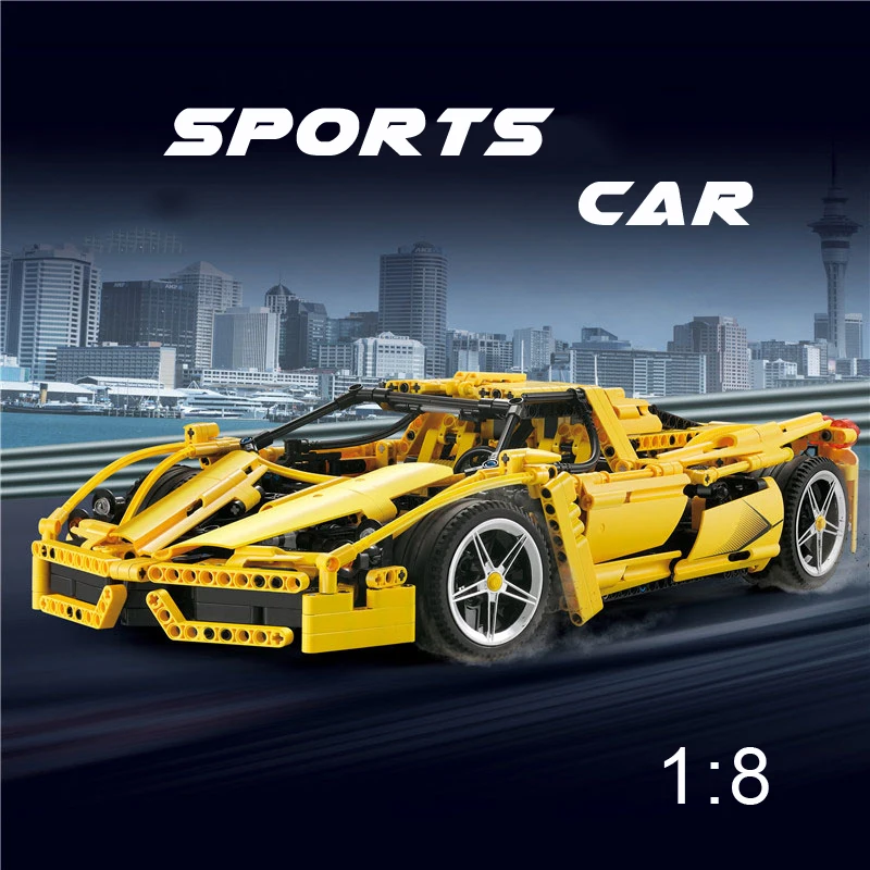 Новинка 1367 шт. Technic Formula Speed Champions Racer F1 модель автомобиля 1:8 строительные блоки