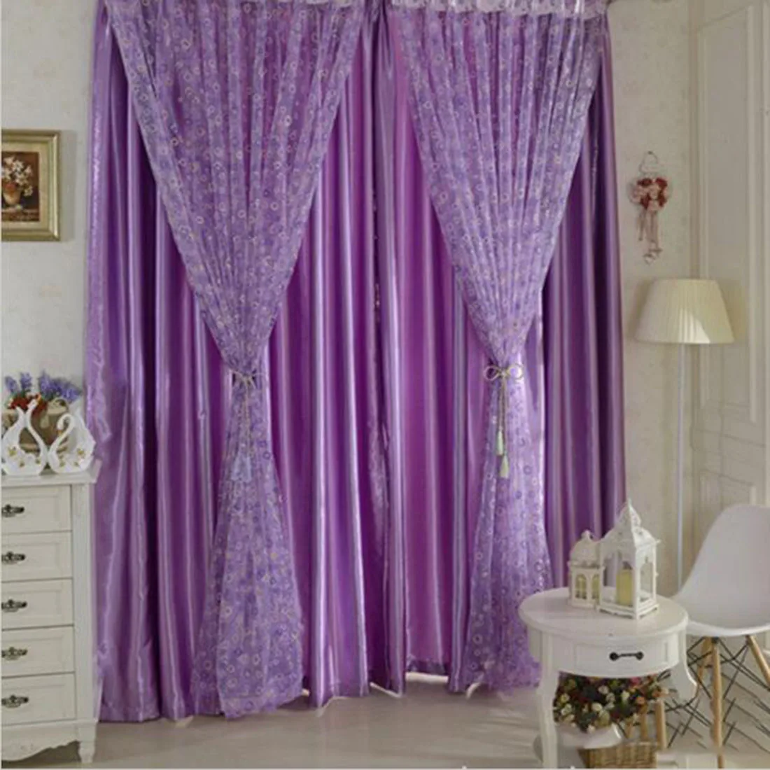 

Curtains for living room 100x200cm Circle Bubble Printed curtain Tulle Window Balcony Sheer Panel Screen Curtains for bedroom