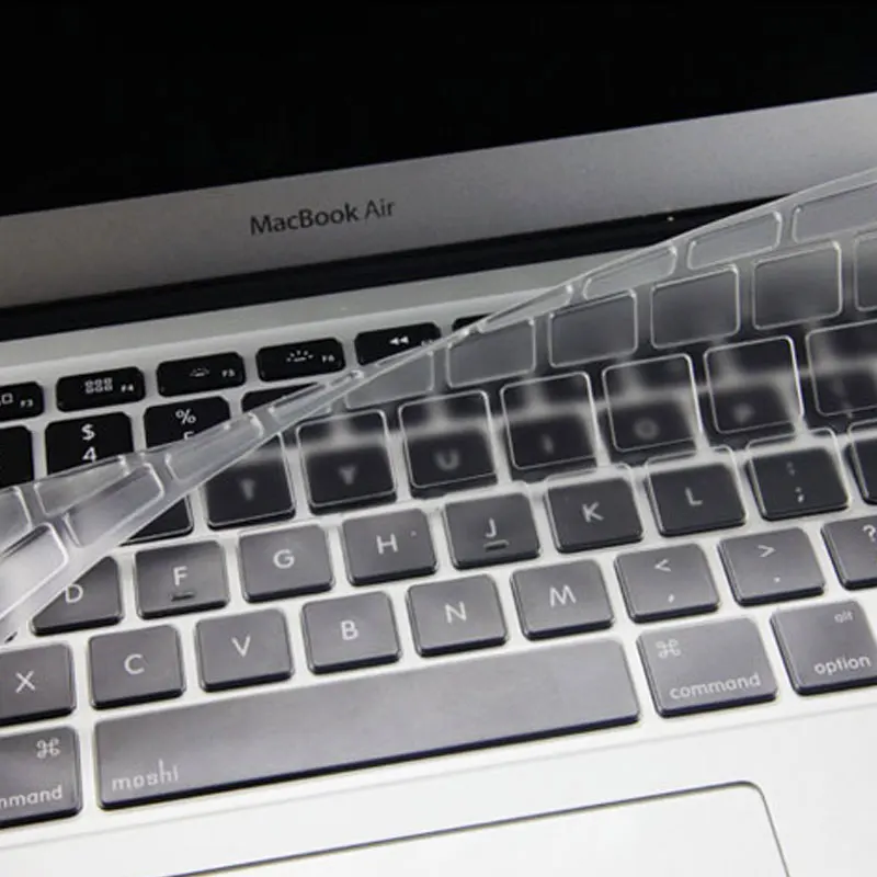 Мягкий и тонкий защитный чехол для клавиатуры из ТПУ с кристаллами US Macbook Air 11 6 13 3