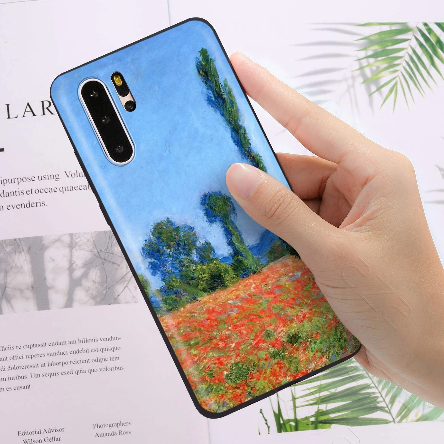 Lavaza Claude Monet Garden Lotus Bridge Case for Huawei Mate Y7 Y9 P8 P9 P10 P20 P30 P40 Max Lite Pro P Smart Mini |