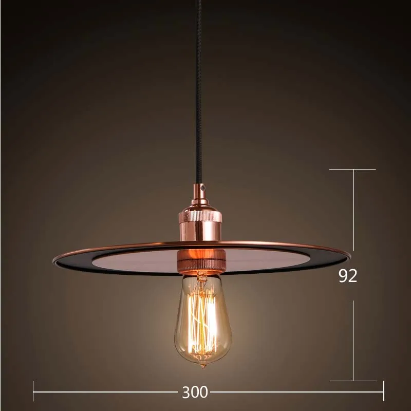 Винтажный подвесной светильник Эдисона в стиле ретро кантри для кухни столовой