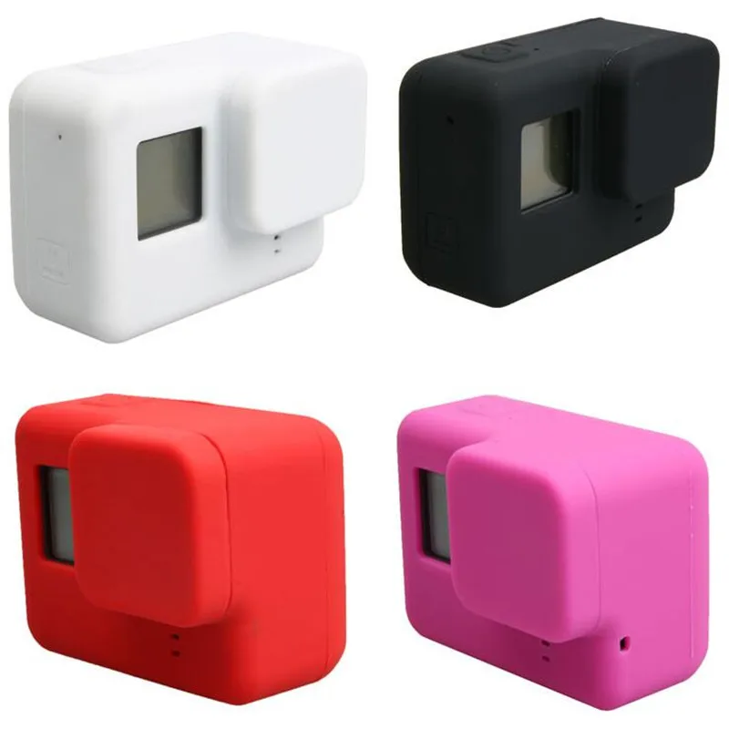 Мягкий силиконовый чехол для Gopro Hero 6 5 Защитная крышка объектива Go Pro Black Edtion