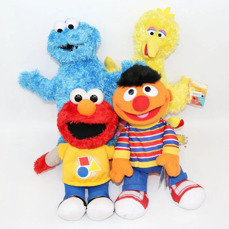 Мультяшная Милая Улица Сезам ручная кукольная игрушка мягкая плюшевая для
