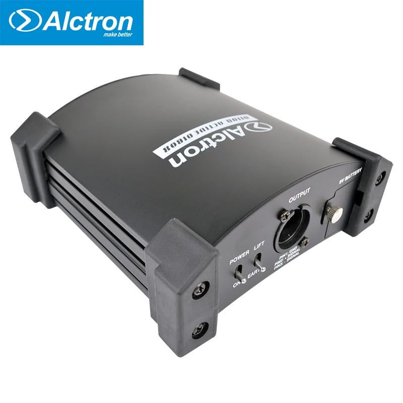 100% Оригинальный активный бокс Alctron DI100 используется для записи гитары и