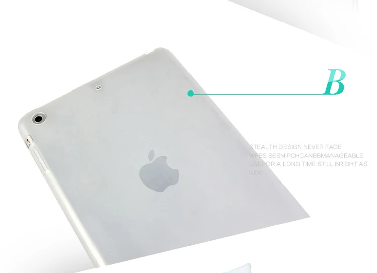 Силиконовый чехол для iPad Air 2 1 прозрачный IPad 3 Ipad 4 Mini ТПУ Мягкая задняя крышка