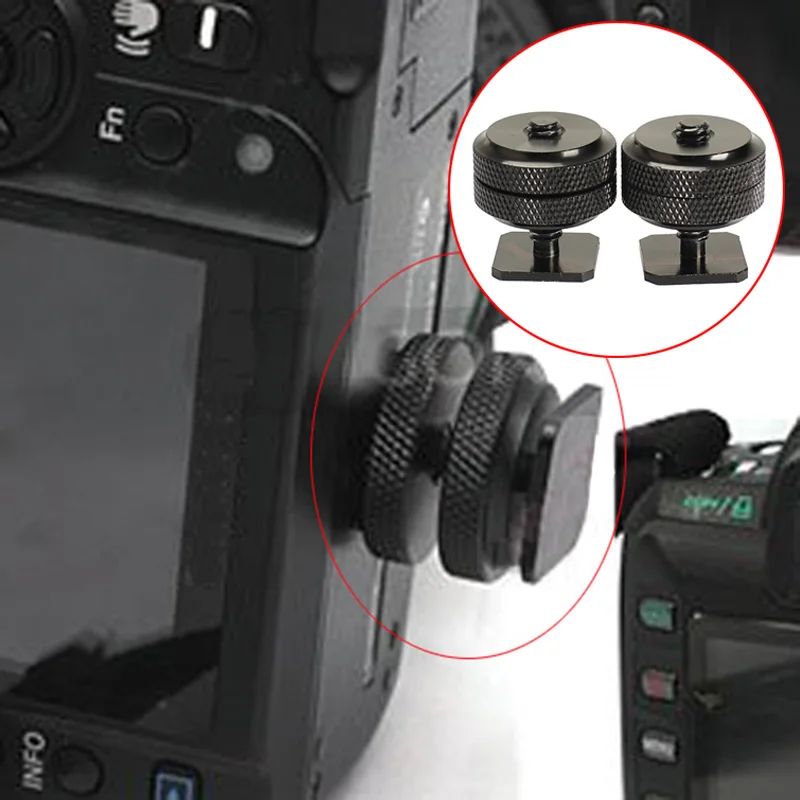 

2Pcs 1/4 Tripod Screw to Camera Flash Hot Shoe Mount Adapter Tools UY8