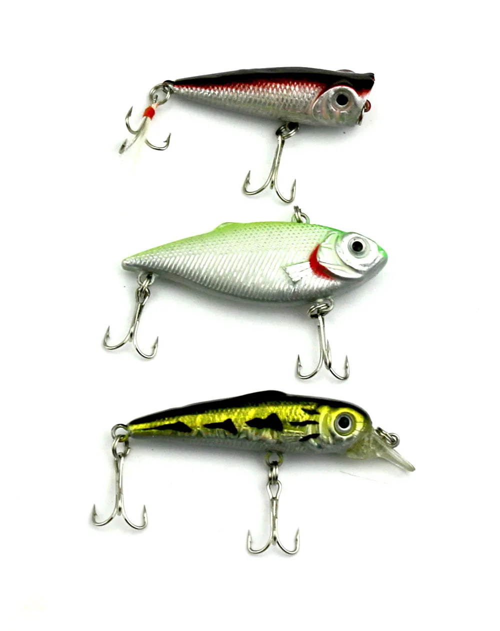 3 шт. рыболовные приманки в виде гольяна | Спорт и развлечения