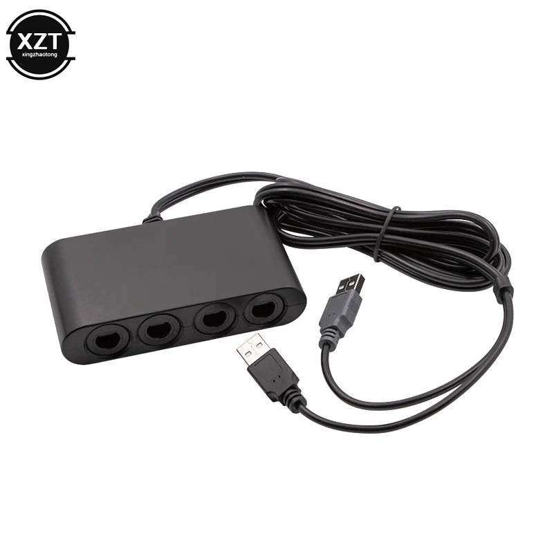 Контроллеры GC с 4 портами USB адаптер контроллер Gamecube подходит для консоли Nintendo Switch