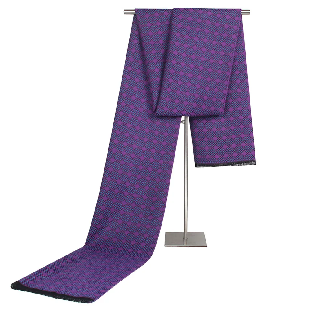 FS кашемировый клетчатый шарф для мужчин зимние теплые длинные шарфы одеяло