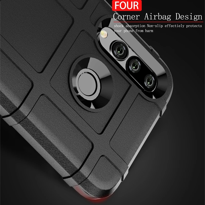For Huawei Mate 30 Lite Case Army Green Rubber Phone Silicone Armor Cover |