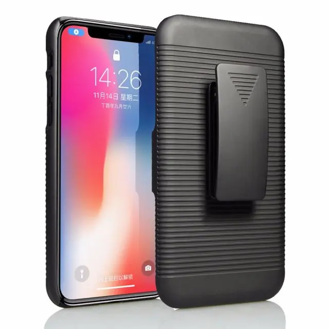 2 in one 7 8 plus CASE sports waist Belt Clip phone Cases For iphone XS MAX X 10 6s 5s cover kickstand holder HARD |