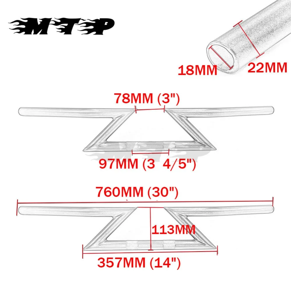 Рукоятка для мотоцикла тачскрин 7/8 &quot22 мм ручной подъемный рычаг Honda Yamaha Suzuki Kawasaki