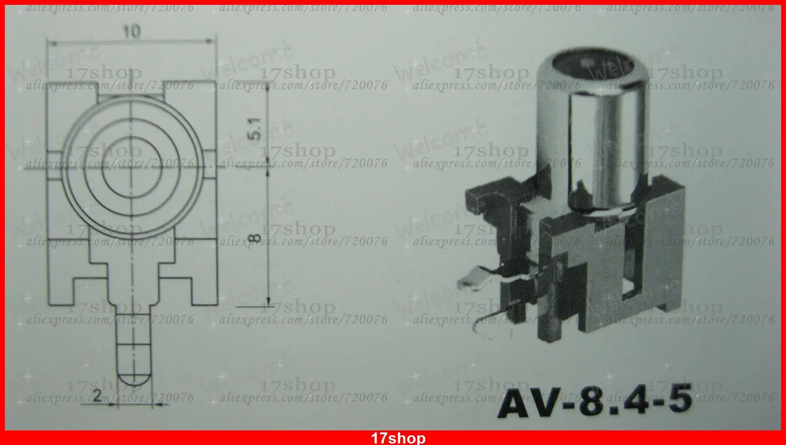120 шт. разъем для аудио и видеокамеры 3 цвета|connector 3|connector socketconnector female |