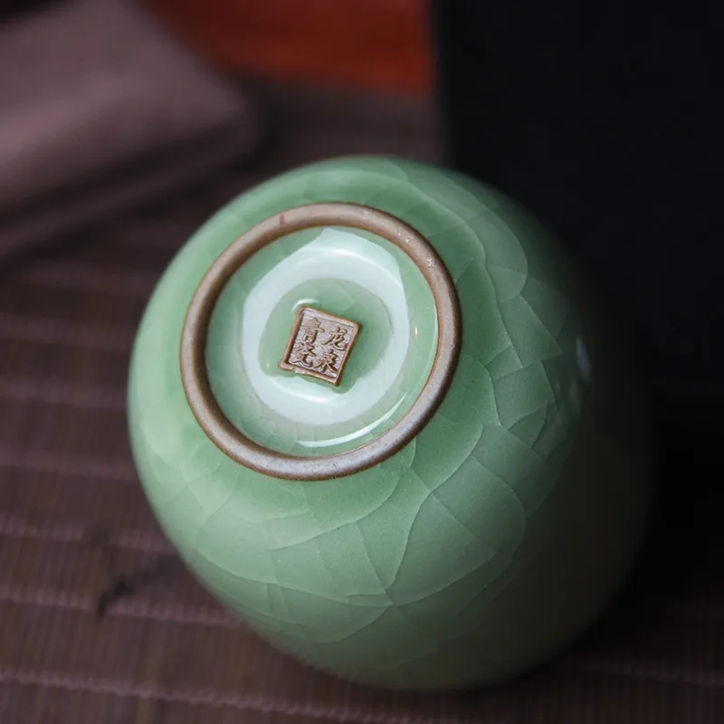 MHV Longquan celadon образец чашки чая керамическая креативная чашка кунг фу чайная со