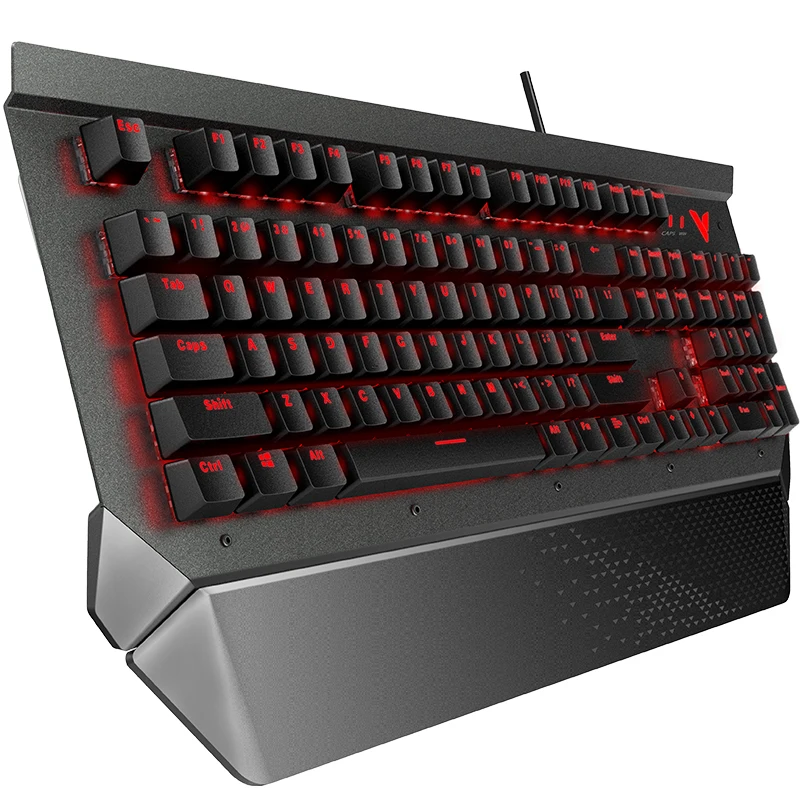 RAPOO V780 механическая клавиатура с подсветкой usb Настольный ПК геймер для игровой