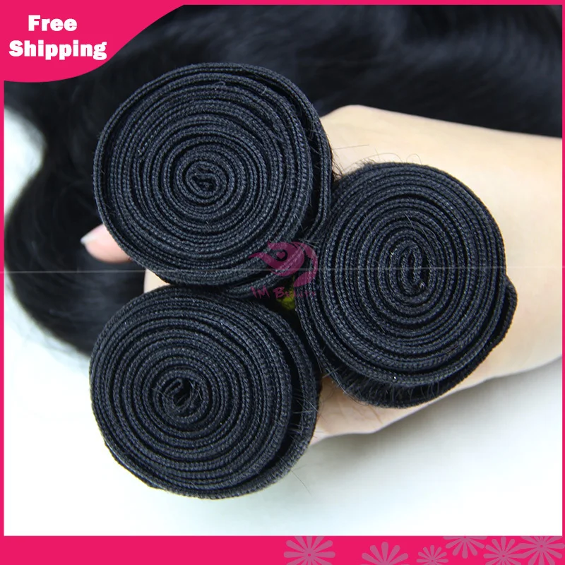 The global drop shipping Unprocessed 6A brazilian virgin hair body wave bundles human weave Brazilian w |