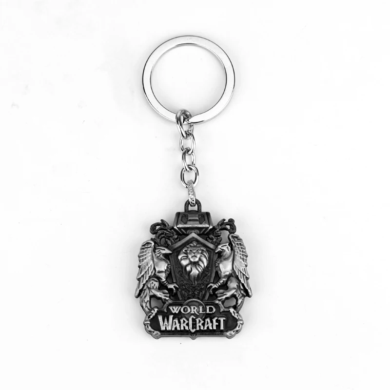 Игровой держатель для ключей World Of Warcraft The Alliance автомобильный брелок из сплава с