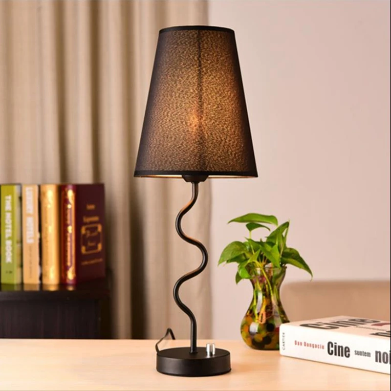 LukLoy New Style LED Desk Lamp Modern Simple Bed Table Bedroom Weeding Home Light Study Foyer Eye Lighting Office | Лампы и освещение