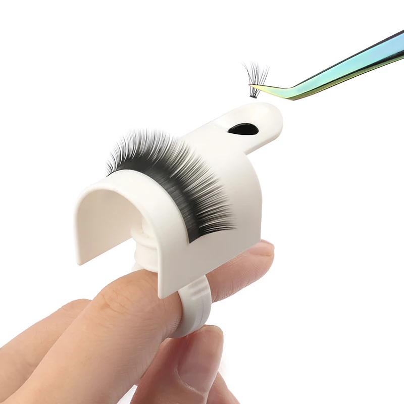 16 Rows/Case False Eyelash Extension Lashes Accessories 7~15mm Mix Size 3D individual Eyelashes Tray Extensions For Makeup Tool
