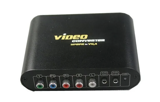 Высококачественный конвертер vga /Ypbpr компонент к для PS2/PS3/wii dvd плеер с адаптером