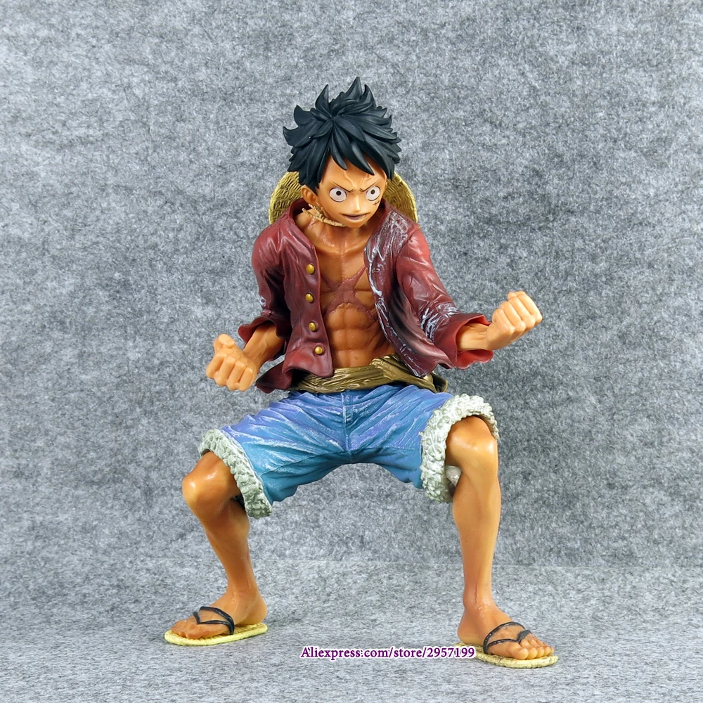 18 см Аниме One Piece Обезьяна D Луффи ПВХ фигурку Нулевой наборы Детей Игрушки
