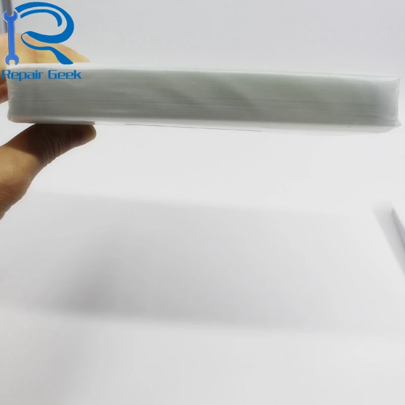 250um oca clear optical adhesive for iphone x oca glue for ix ipx lcd glass glue film easy tear stick repair parts 10pcs free global shipping