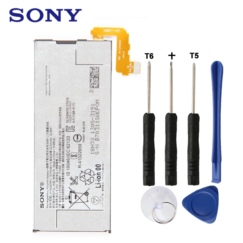 

Original Replacement Sony Battery For SONY Xperia XZ1 G8342 XZP G8142 G8141 LIP1642ERPC Authentic Phone Battery 3230mAh