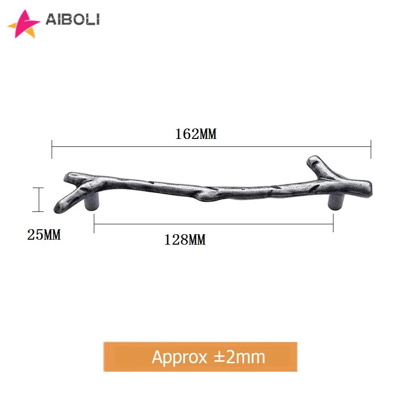 AIBOLI креативные дверные ручки для ветвей дерева нажимные ящика кухонного шкафа и