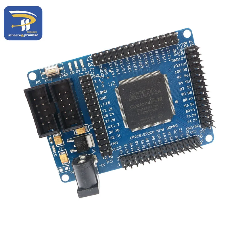 Обучающая плата CycloneII EP2C5T144 Minimum System Development Board | Электронные компоненты и