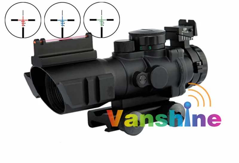 4x32 Acog прицел 20 мм ласточкин хвост рефлекс оптика область тактический для охота